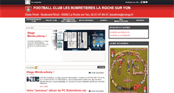 Desktop Screenshot of fcrobretieres.com